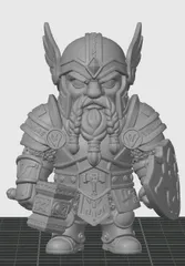 Chibi style Dwarf Paladin 1