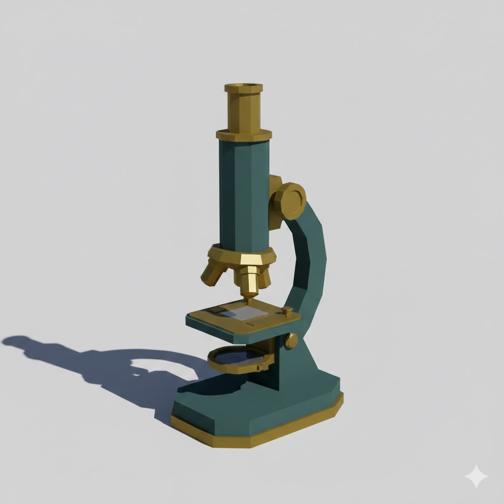 Low Poly Microscope