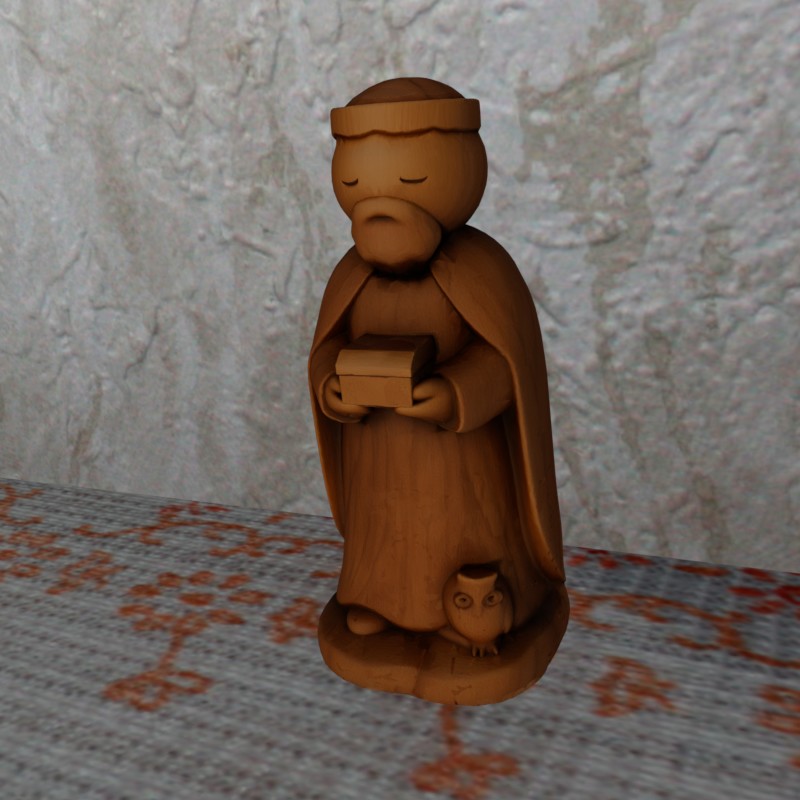crib Baltasar nosupport FDM fsast print easyprint TTRPG Miniature statue