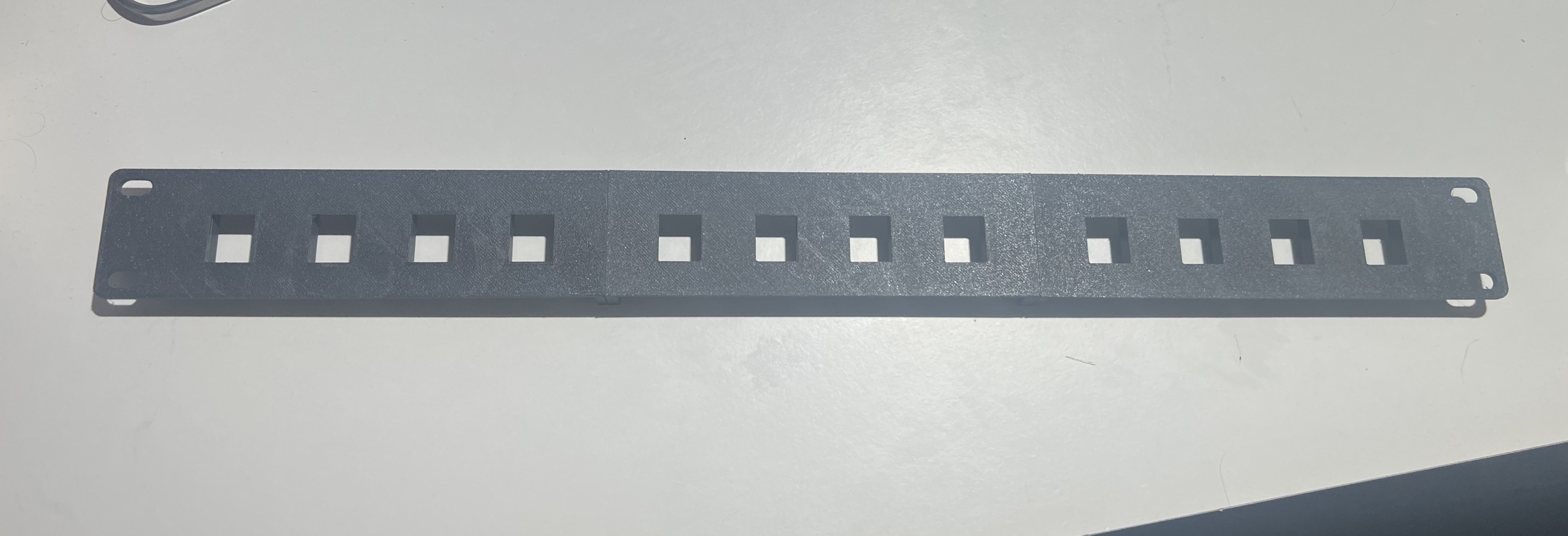 1U Modular Rack - 12 Port PatchPanel — miniatura 4