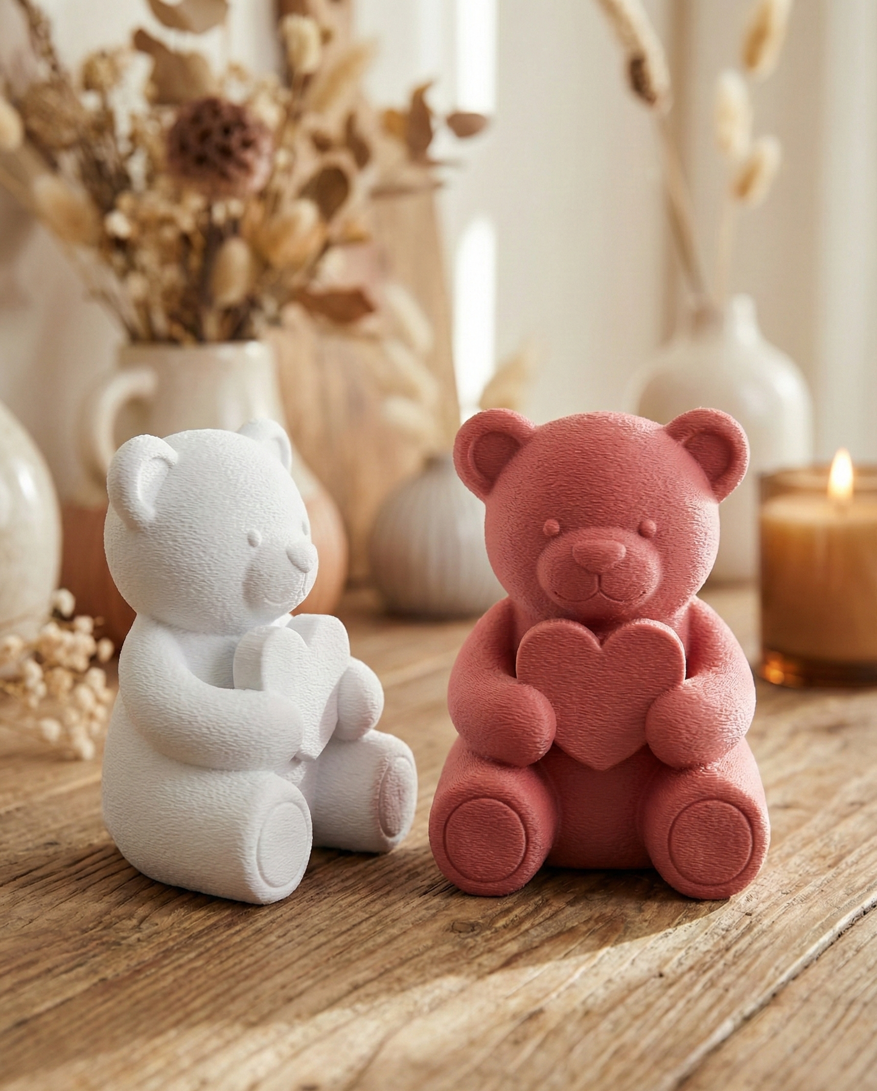 Heart Teddy Bear - Cute Valentine / Love Gift