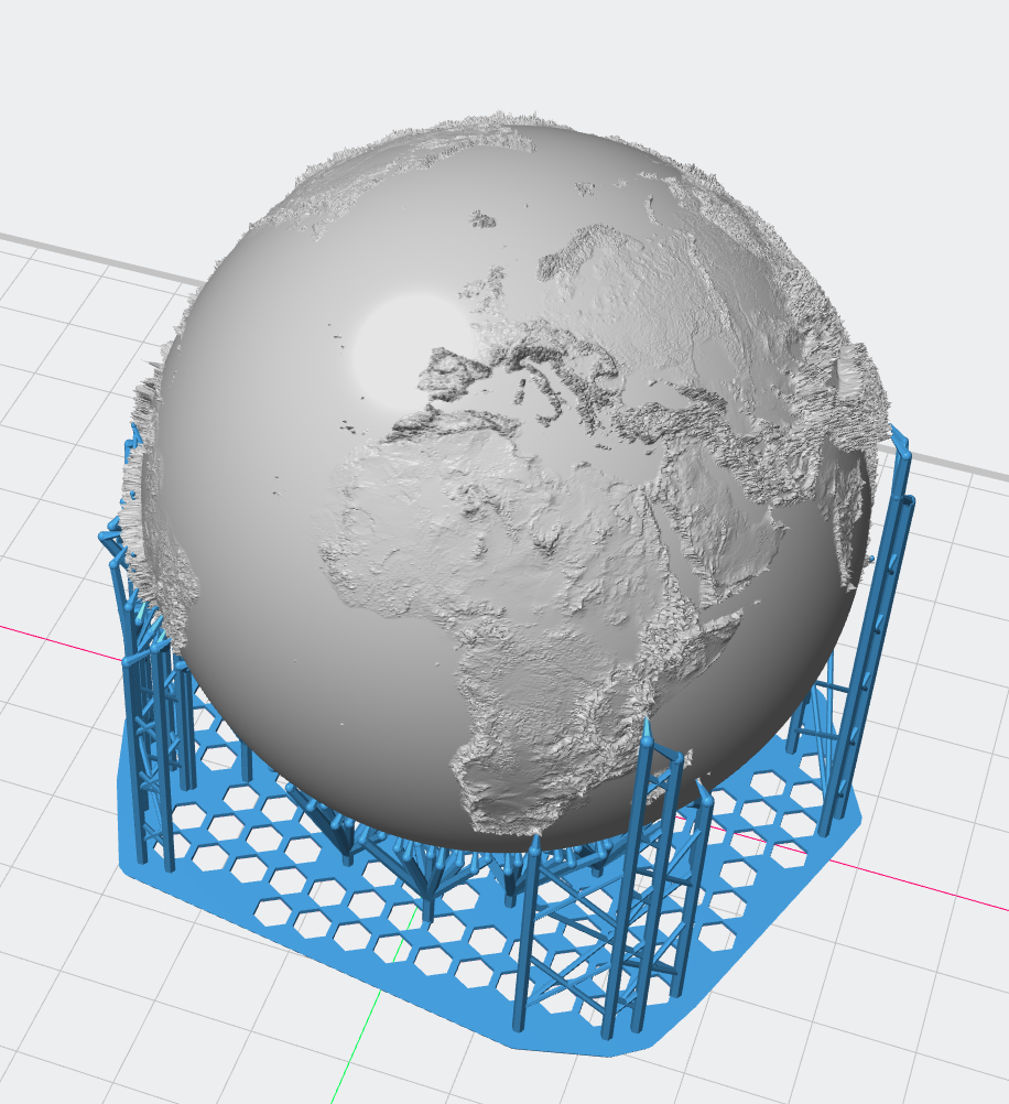 Detailed earth model from GIS data