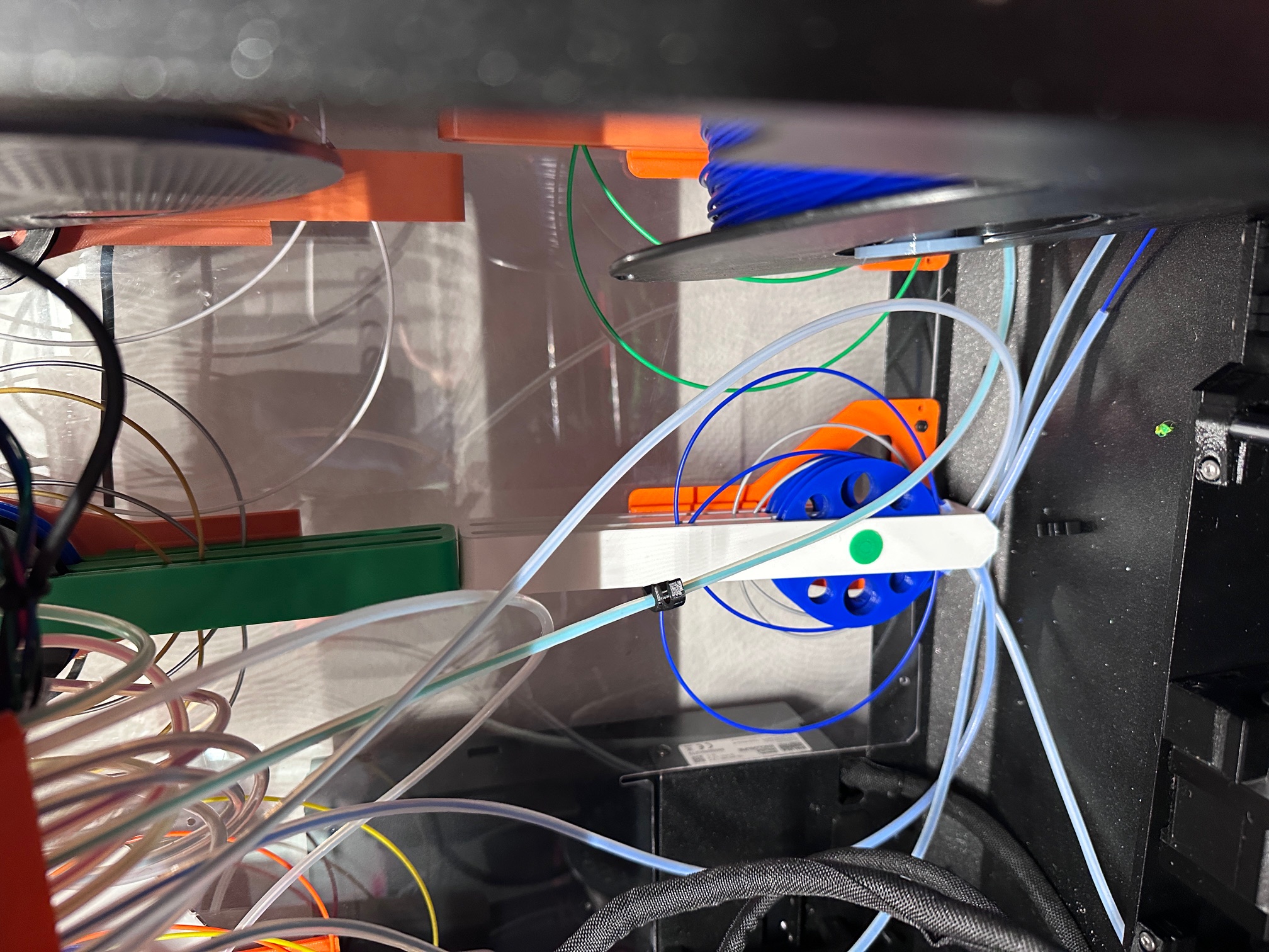 simple MMU Buffer for prusa enclosure 3D model
