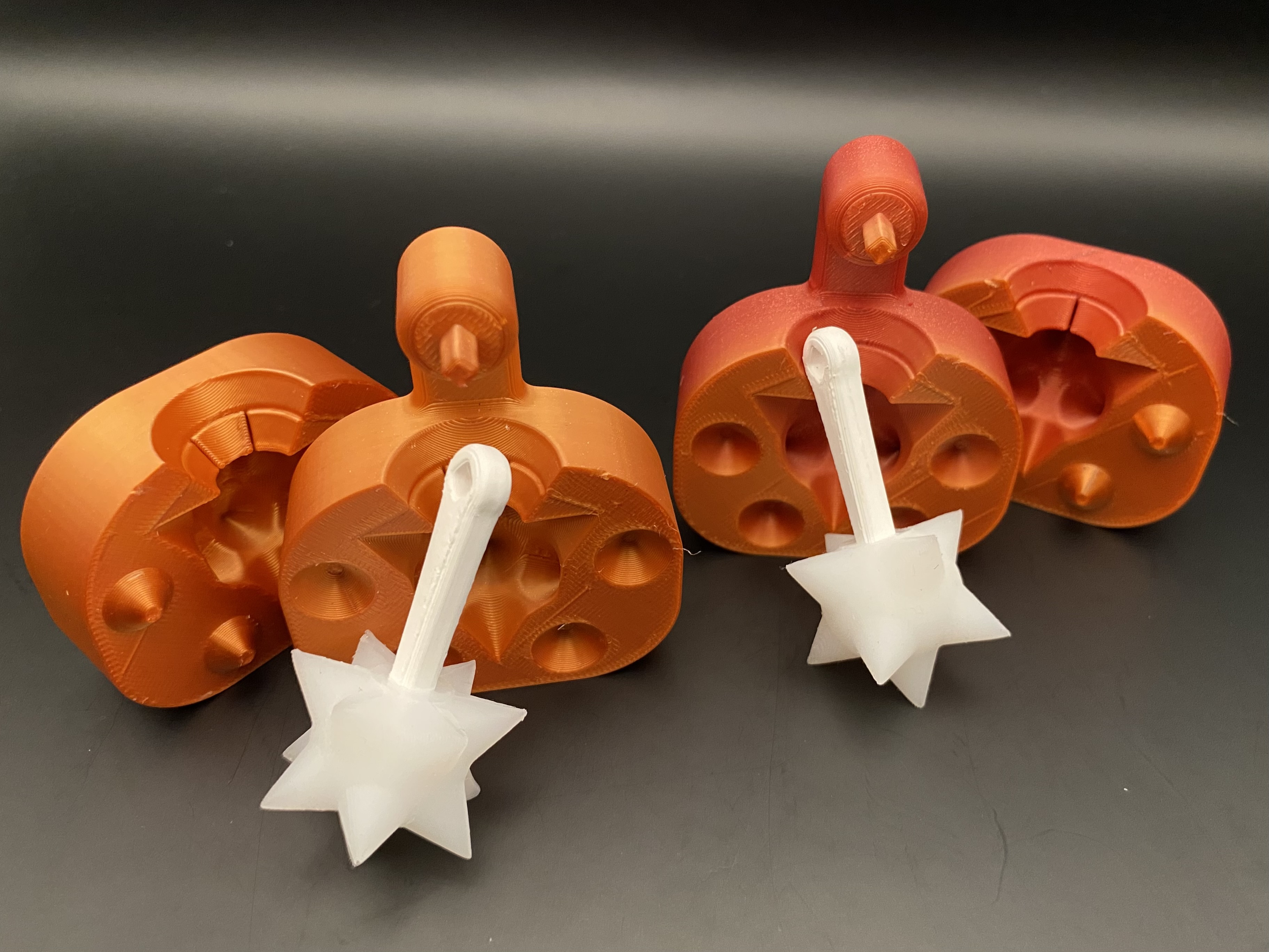 Silicone Mace Keychains