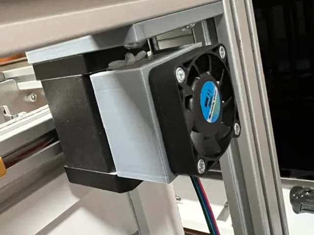 Stepper motor cooler
