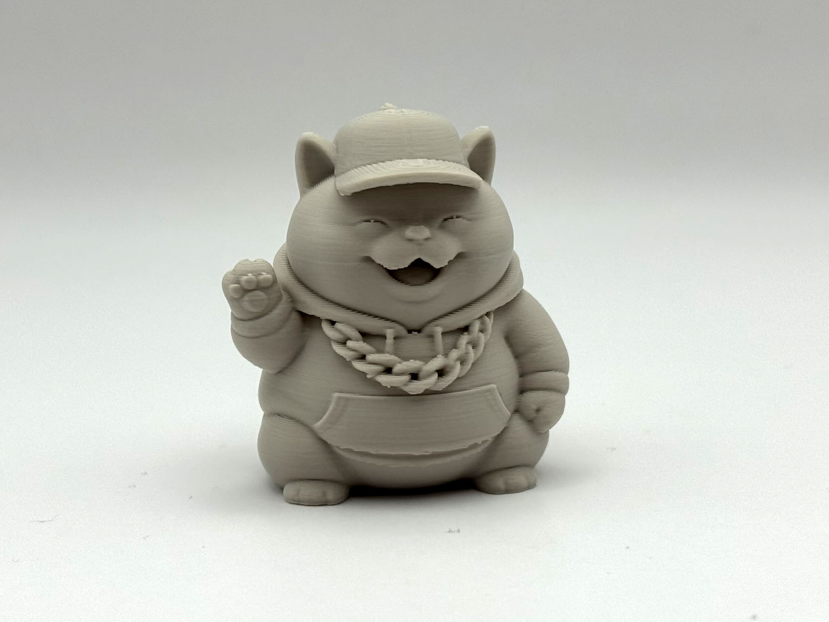 Chonky Hip-Hop Cat Figurine