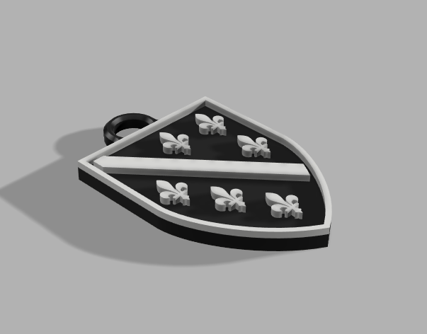 Ljiljani/Lily BiH keychain