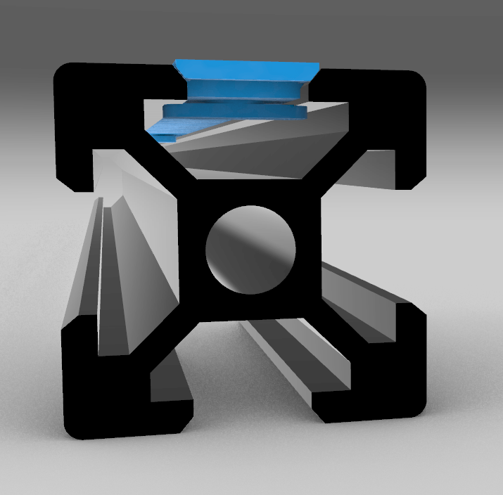 20x20 VSlot Locking Extrusion Cover