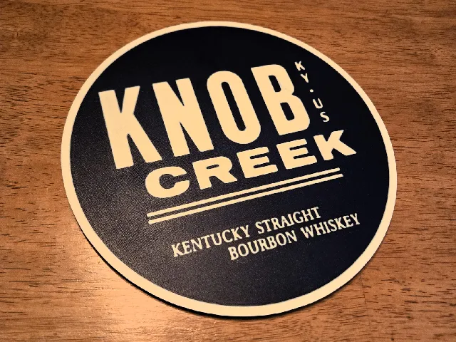 Knob Creek Straight Bourbon Whiskey Sign