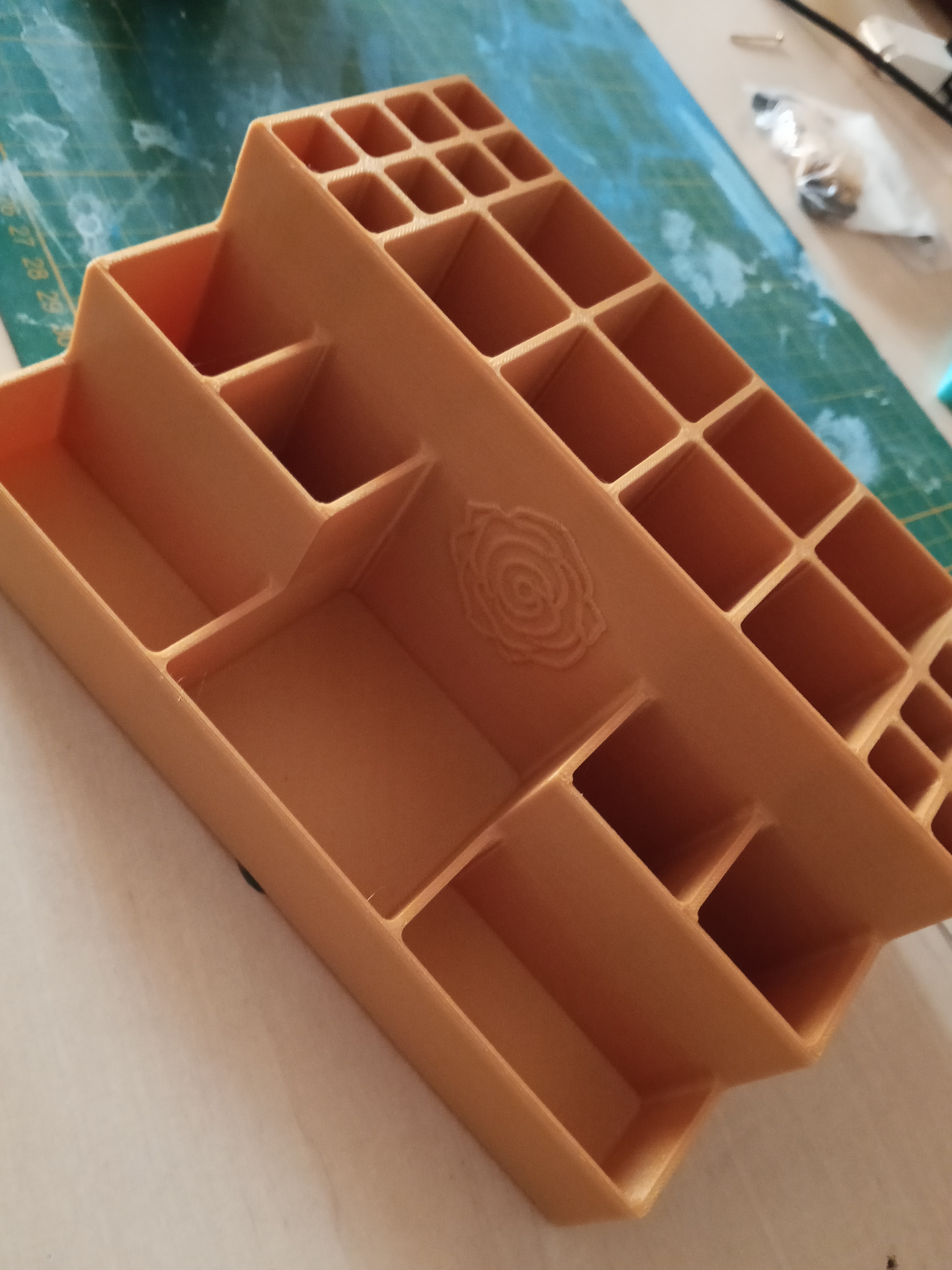 Makeup organizer slightly bigger