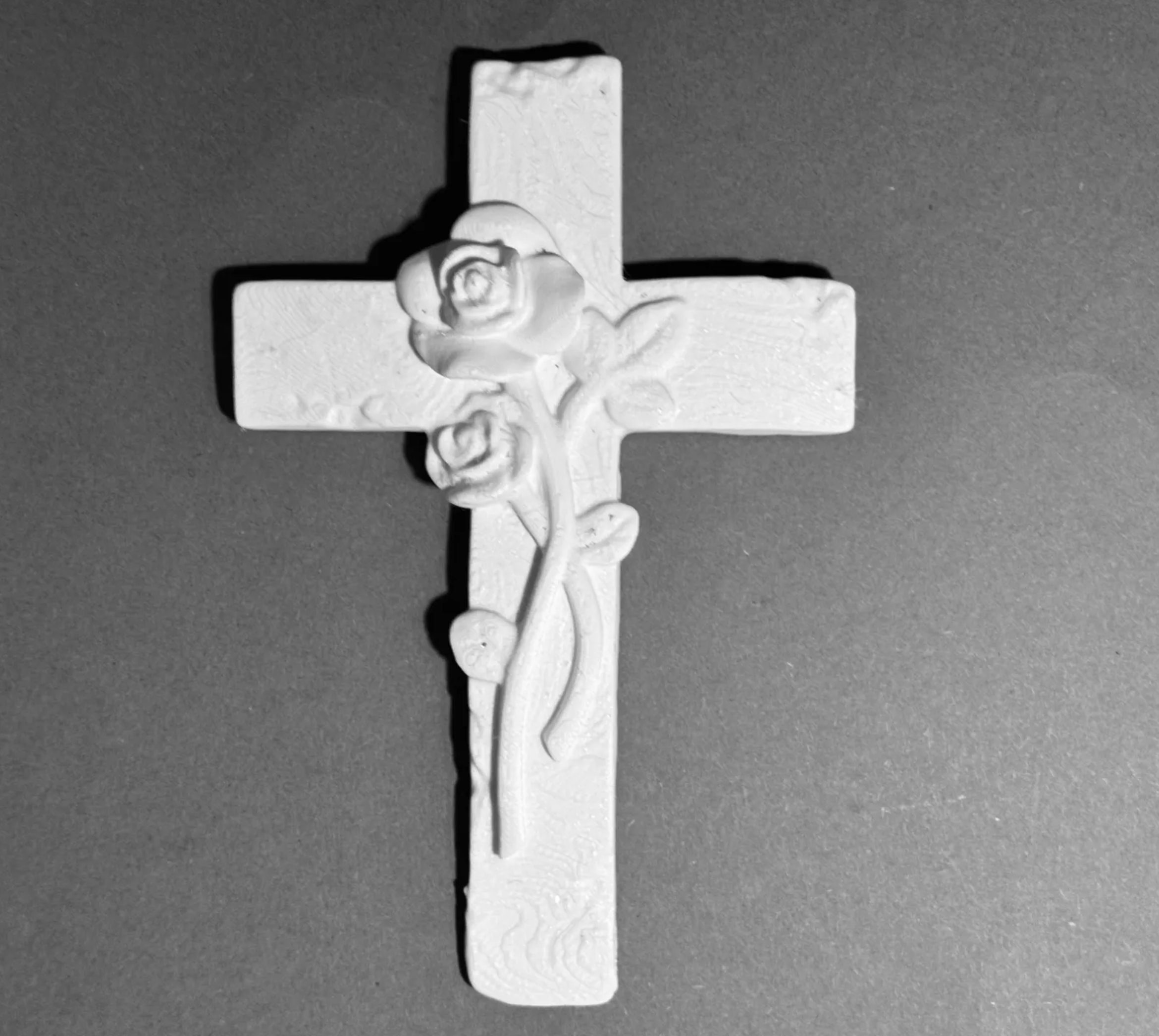 Holy Cross and Roses - Sacred Cross