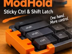ModHold - Mechanical Sticky Ctrl and Shift Latch