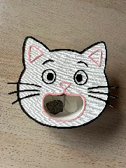 (sensory play) krmící hlava kočka
