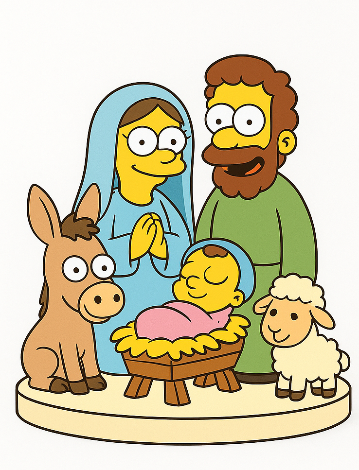 Simpson Nativity Scene