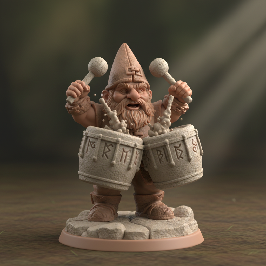 The Gnome Rock Drummer
