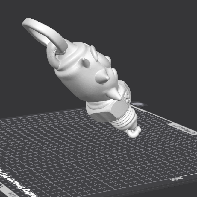Miniatura 4 do modelo 3D “Plug Life” Smiley Keychain