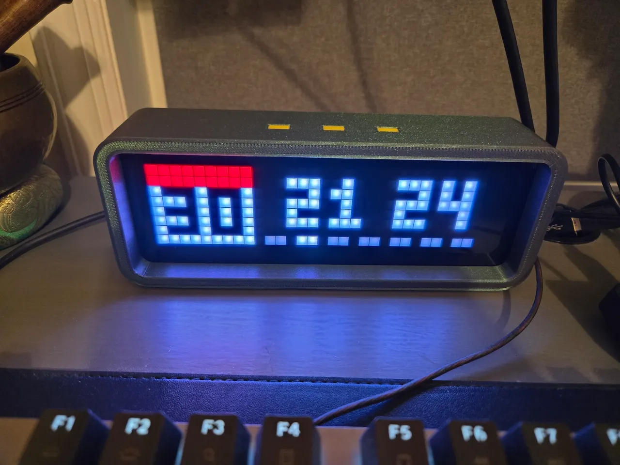 Ulanzi TC001 Pixel Clock AWTRIX Device Case by ewwbananas