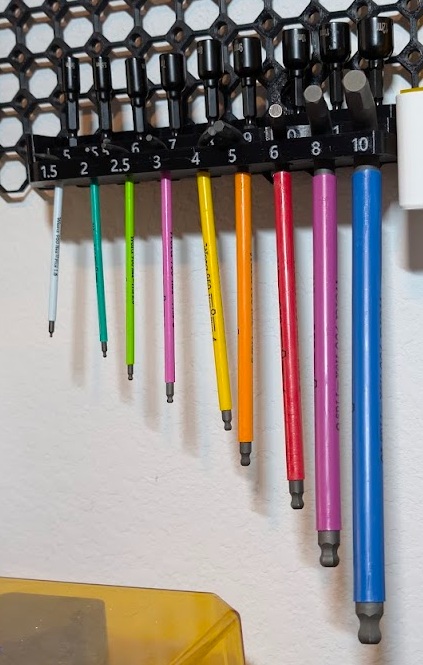 Skadis Wera Allen Keys & Sockets Multiboard Mount