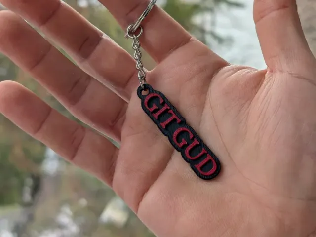 GIT GUD - Keychain