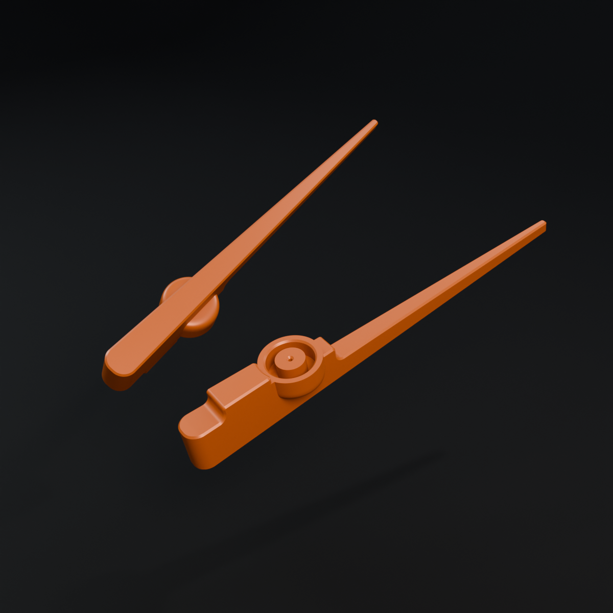Speedometer needle