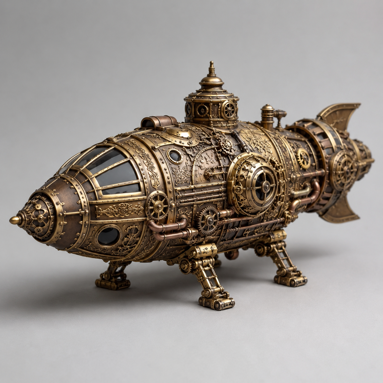 Steampunk Airship Model  -  Steampunk-Luftschiff-Modell
