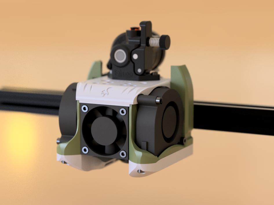 ApolloLander - stock hotend - Dual 5015