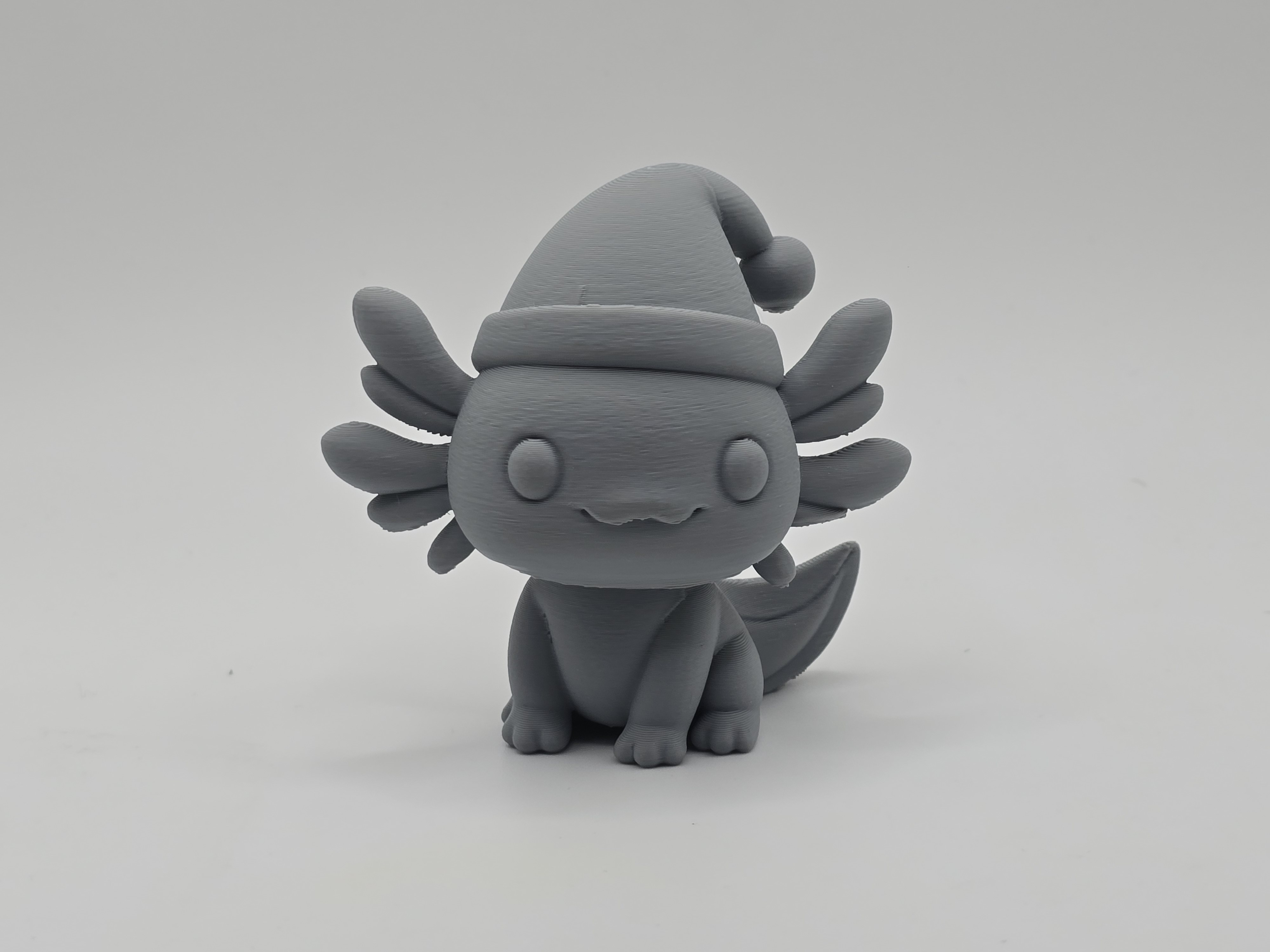 Cute Christmas Axolotl Figurine/Keychain
