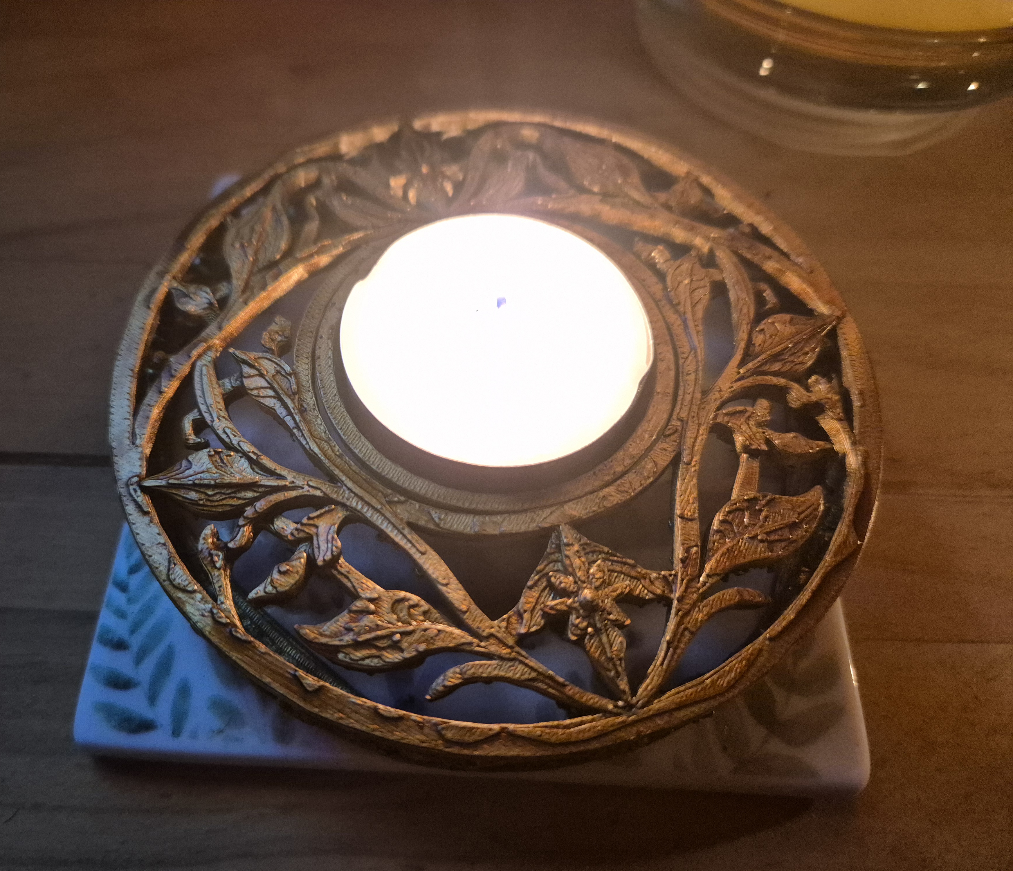 Elven style Tealight Holder Mk2