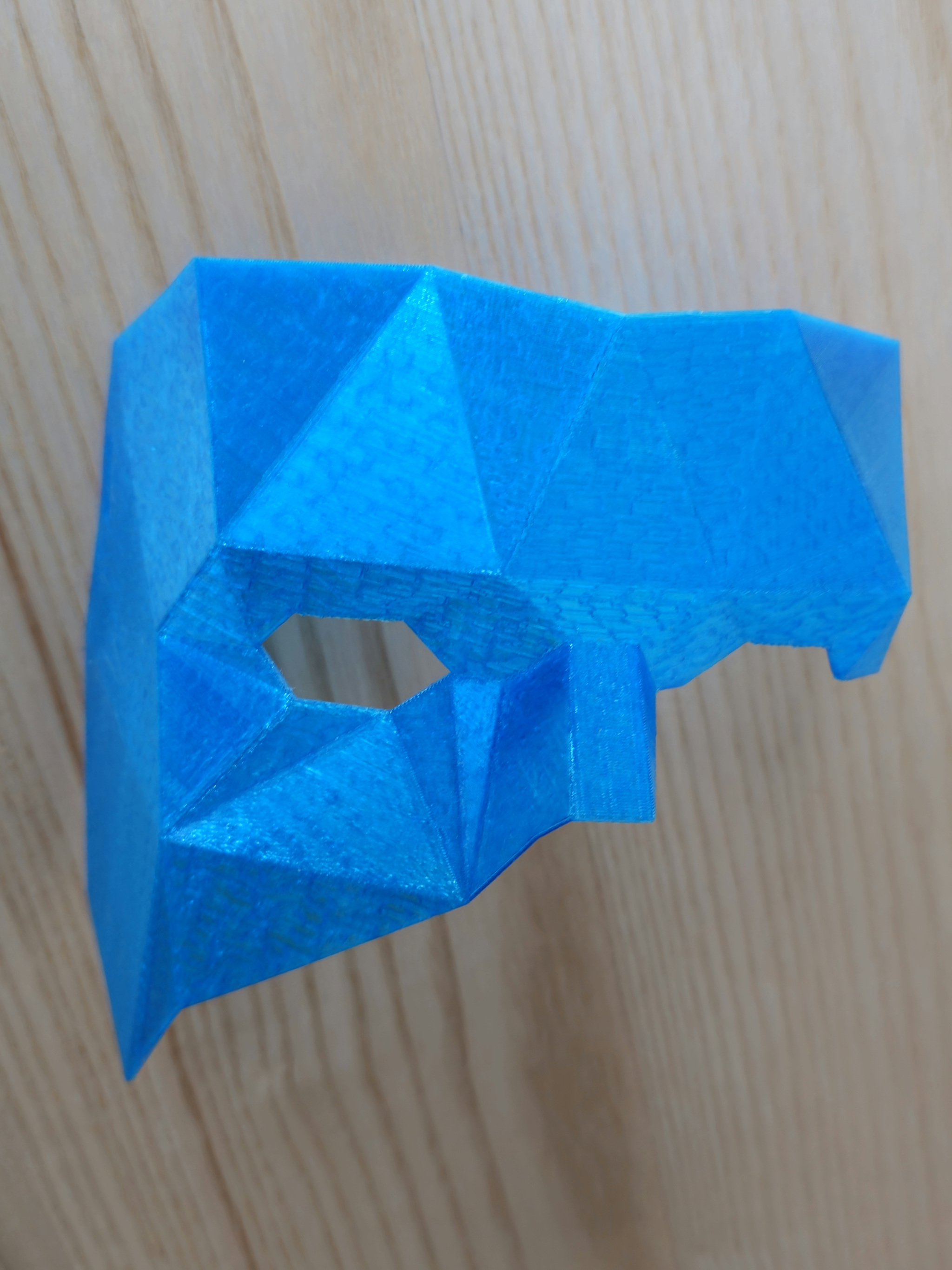 Low Polygon Half Mask