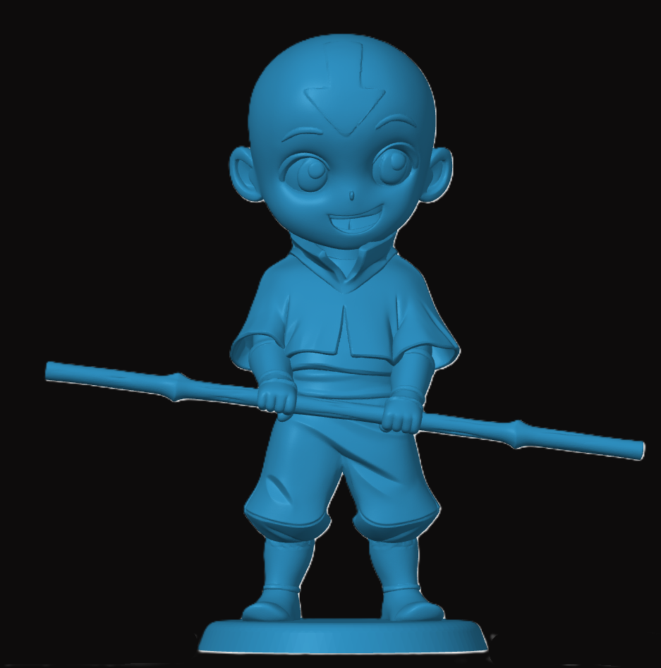 Aang Inspired Chibi