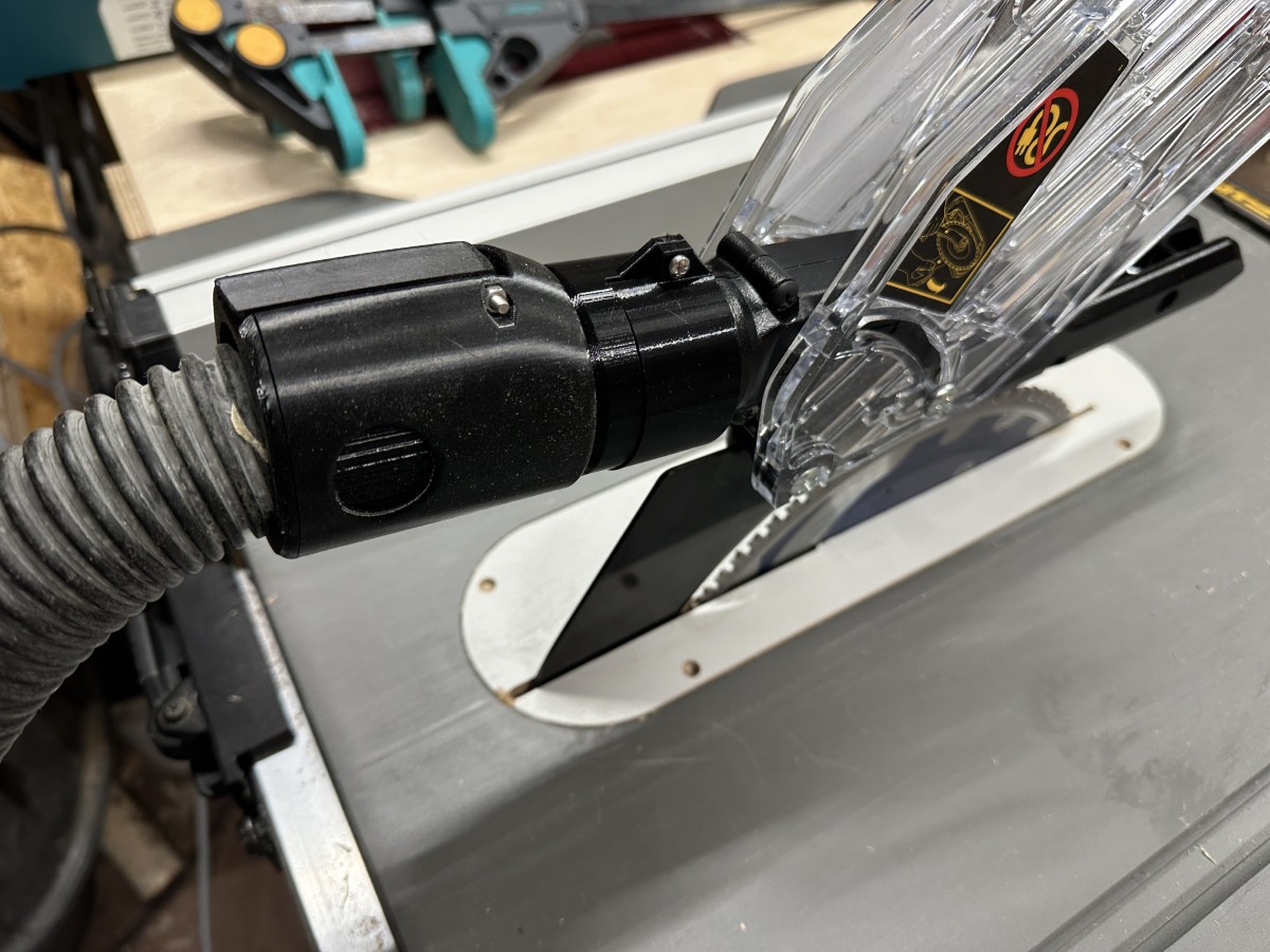 Dewalt DWE7492 - SHOPVAC CAMLOCK adapter for saw blade extraction - 3DW