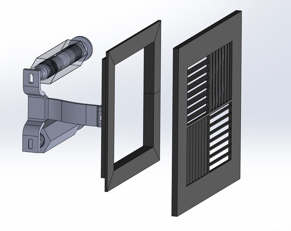 Miniatura 2 do modelo 3D Ventilation grille