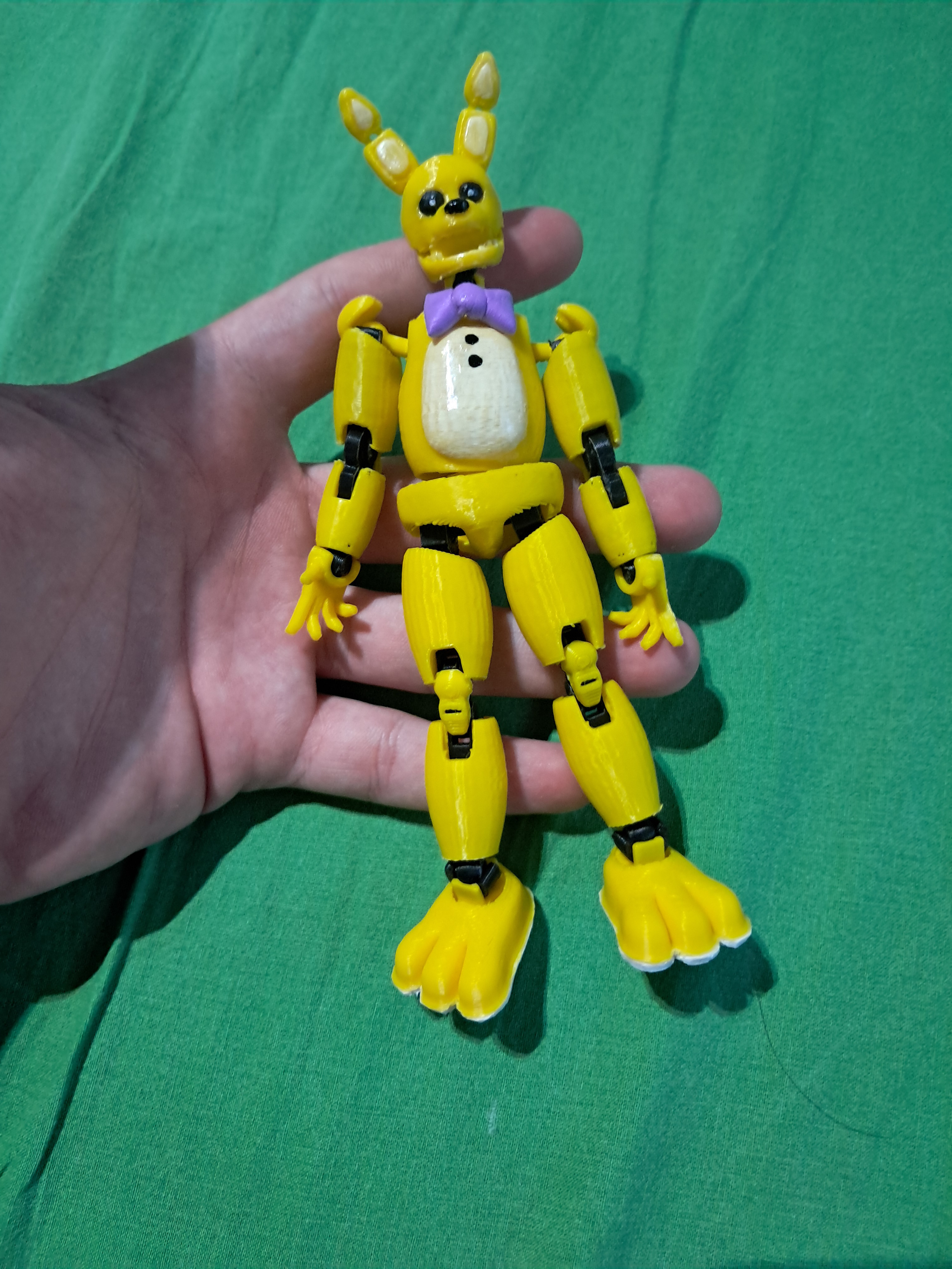 Pezzi coniglio giallo modificati