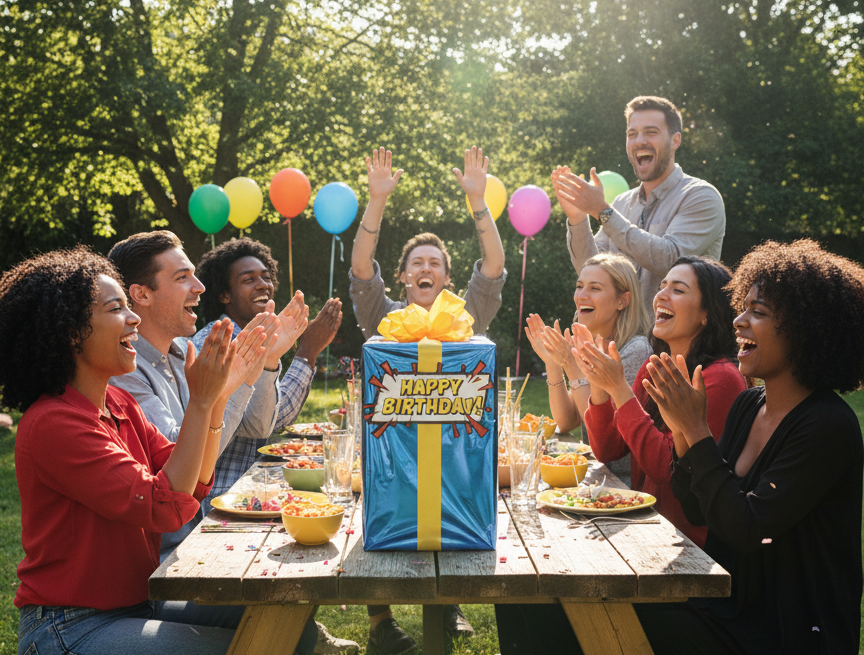 HAPPY BIRTHDAY Sign / Plaque / Tag