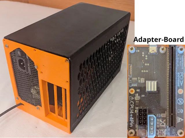 Thunderbolt eGPU case enclosure for cheap adapter board