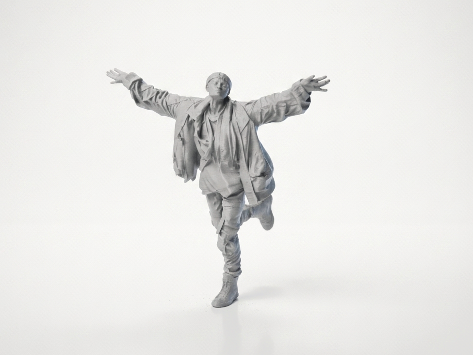 Street MJ Dancing Figure Street Style 3D Printable
