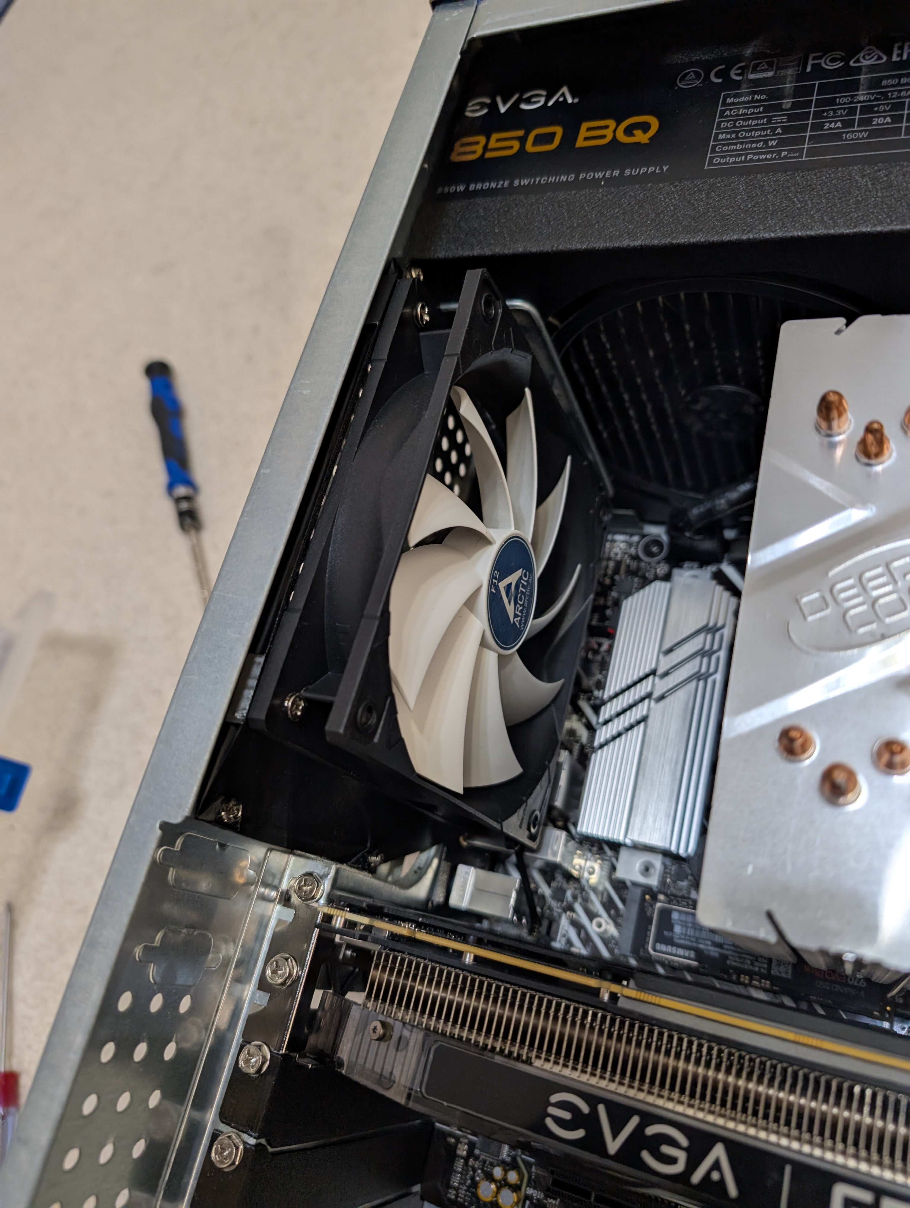 Dual 80mm to 120mm fan bracket — thumbnail 2