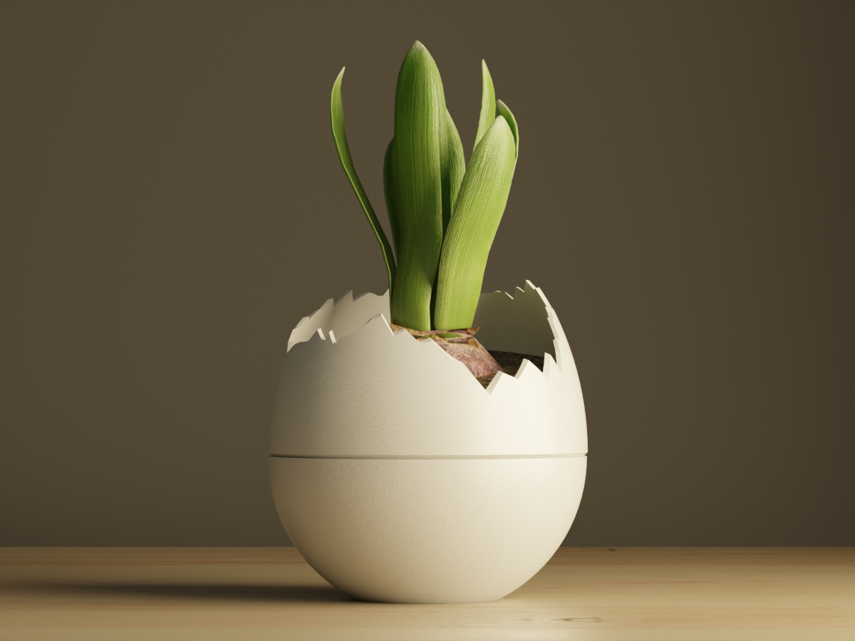 Plant Pot Egg