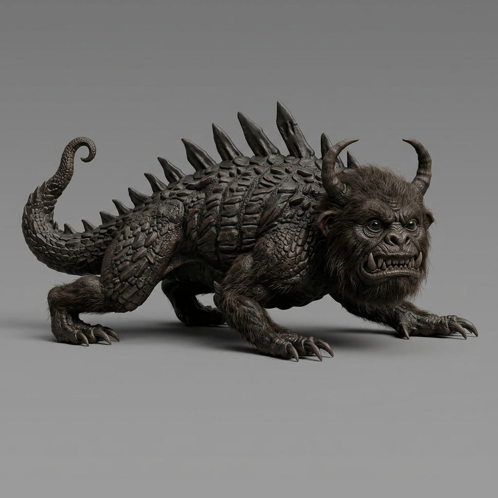 Paranormal Mystery Art - Cryptids - The Wisconsin Hodag