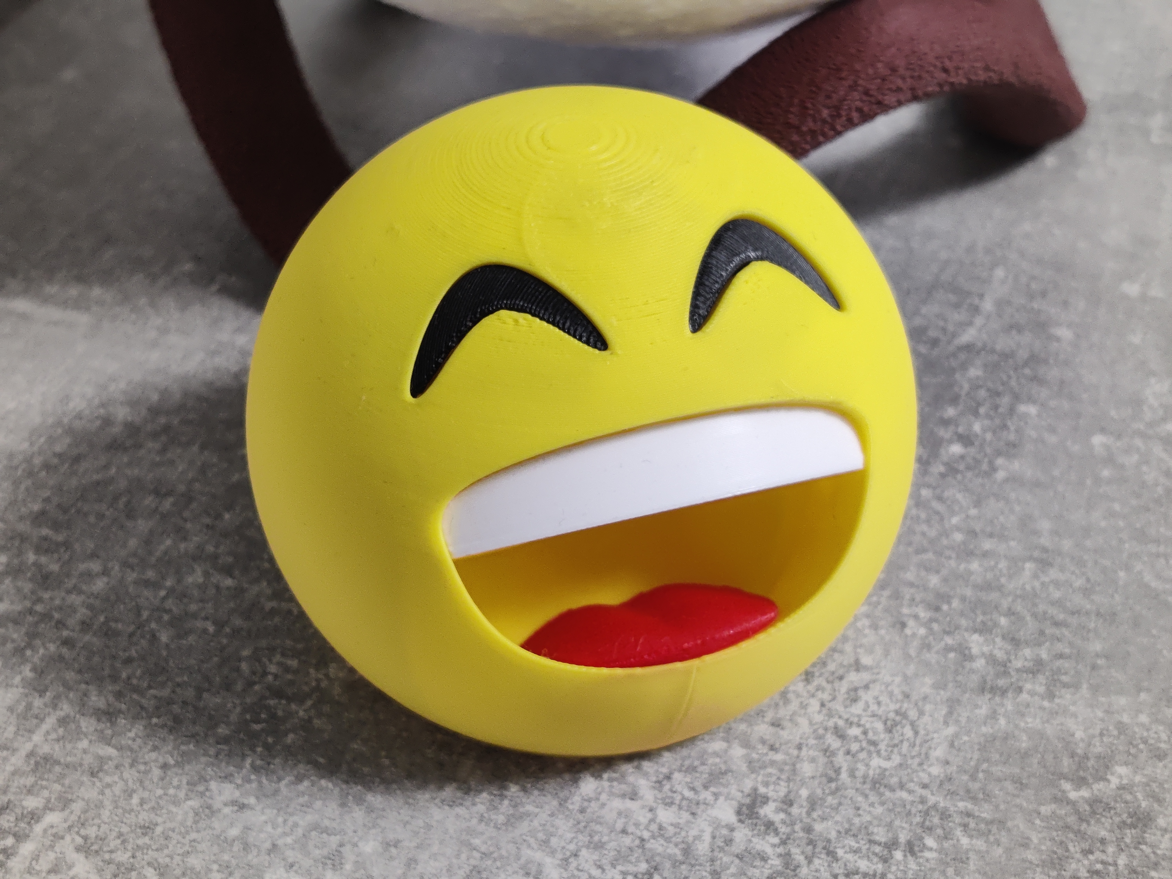 Emoji (Single-Color Printer, Commercial Use Allowed). Grinning Face with Smiling Eyes