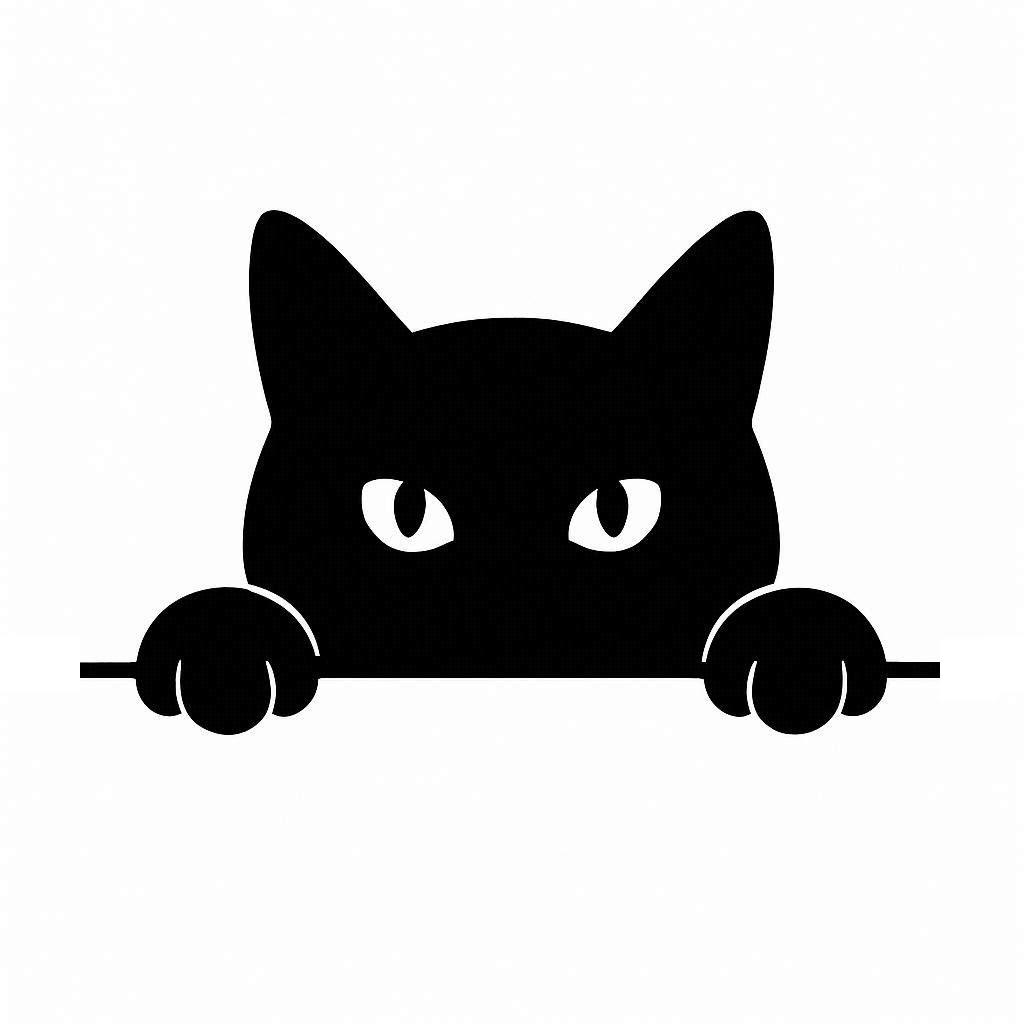 Peek a boo cat 3D model by PaigeTurner
