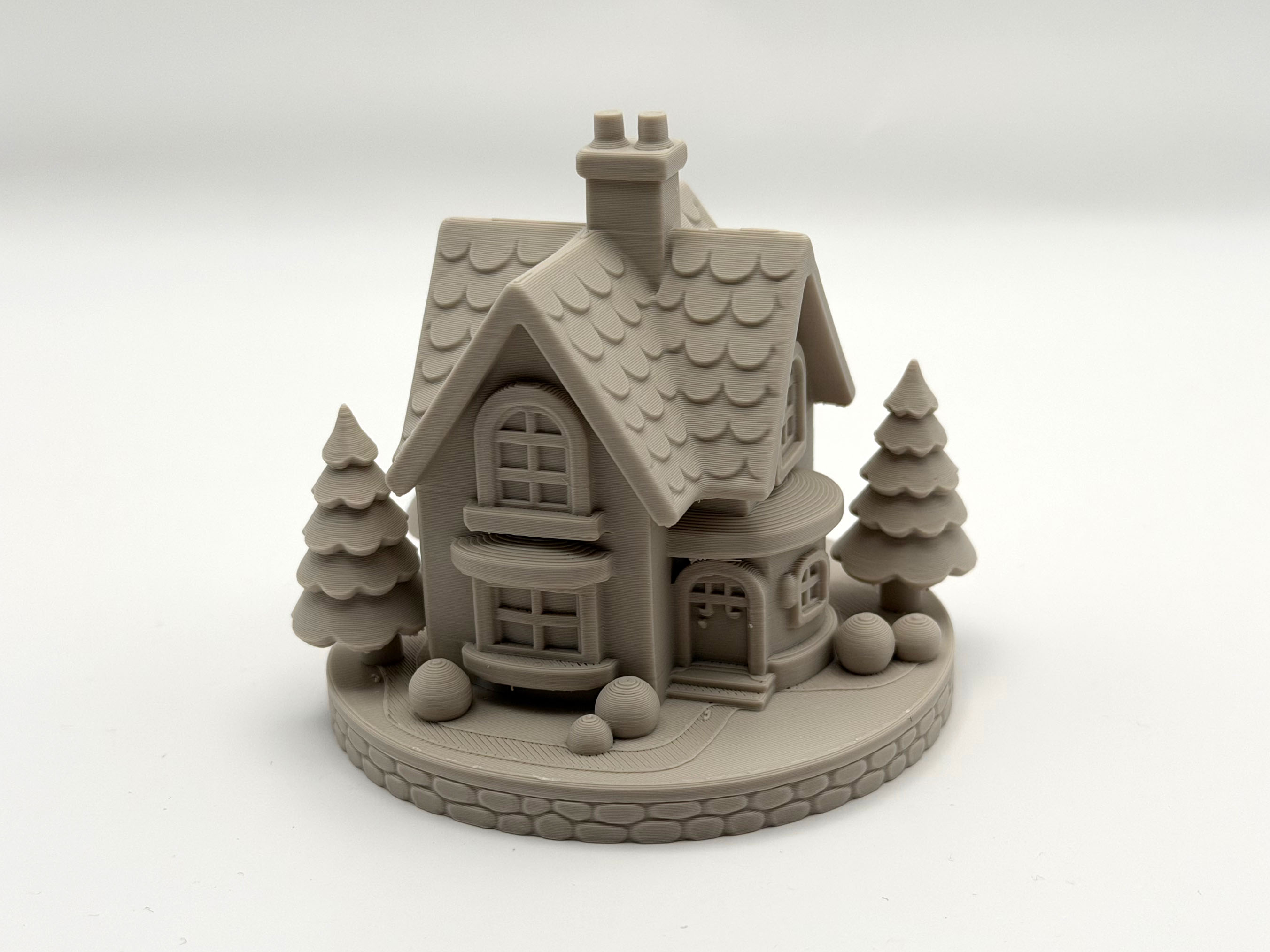 Winter House Scene