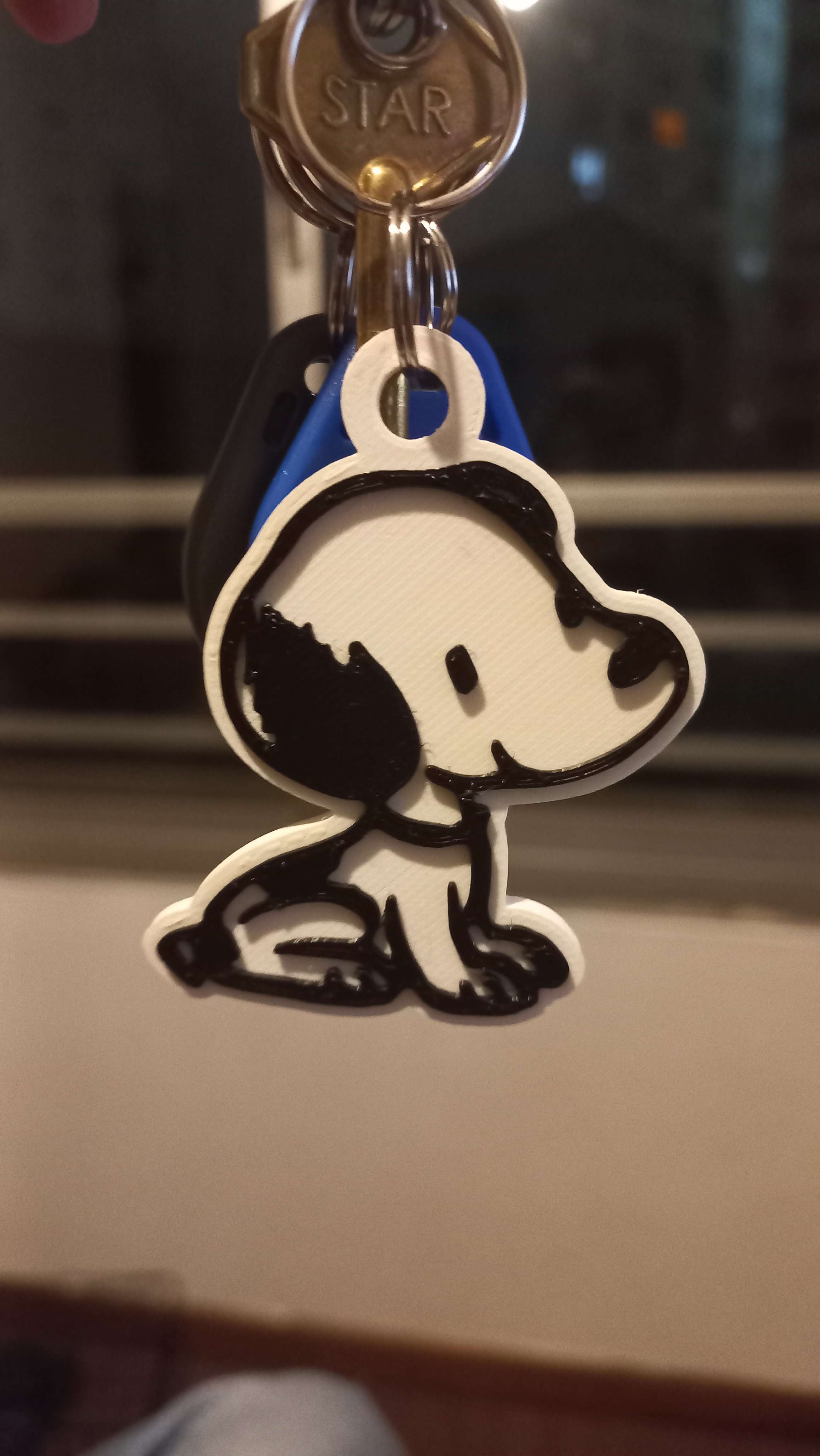 Snoopy (50s) keychain
