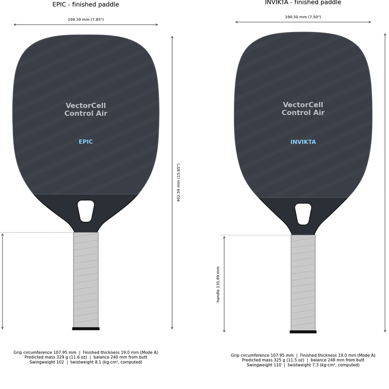 INVIKTA and EPIC Pickle Ball Paddles by PrintCraftWorks | Download free ...