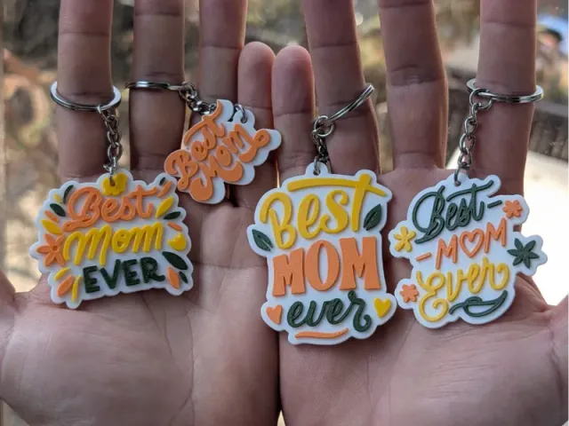Best Mom Ever - Keychain Set