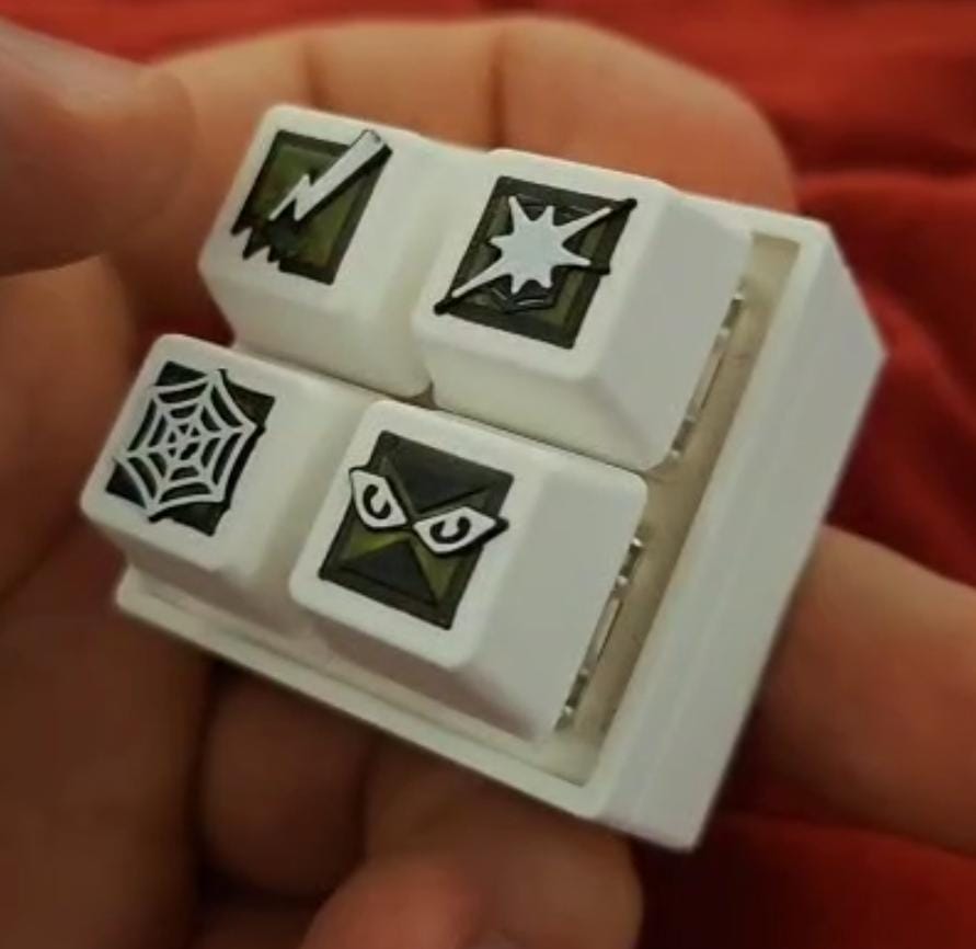 Keycap figet toy x1 or 2x2