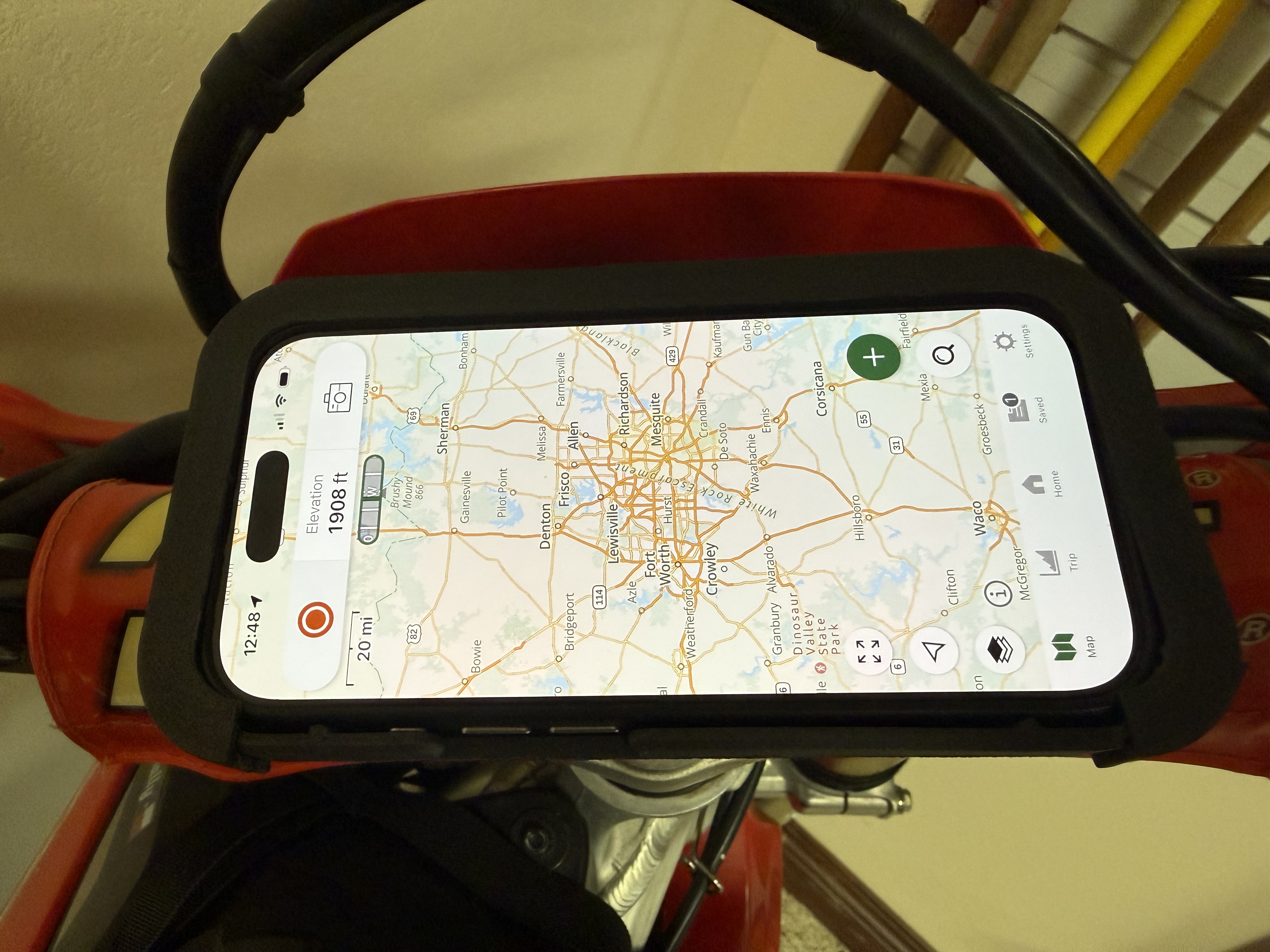 iPhone 16 Pro mount designed for Honda CRF450L