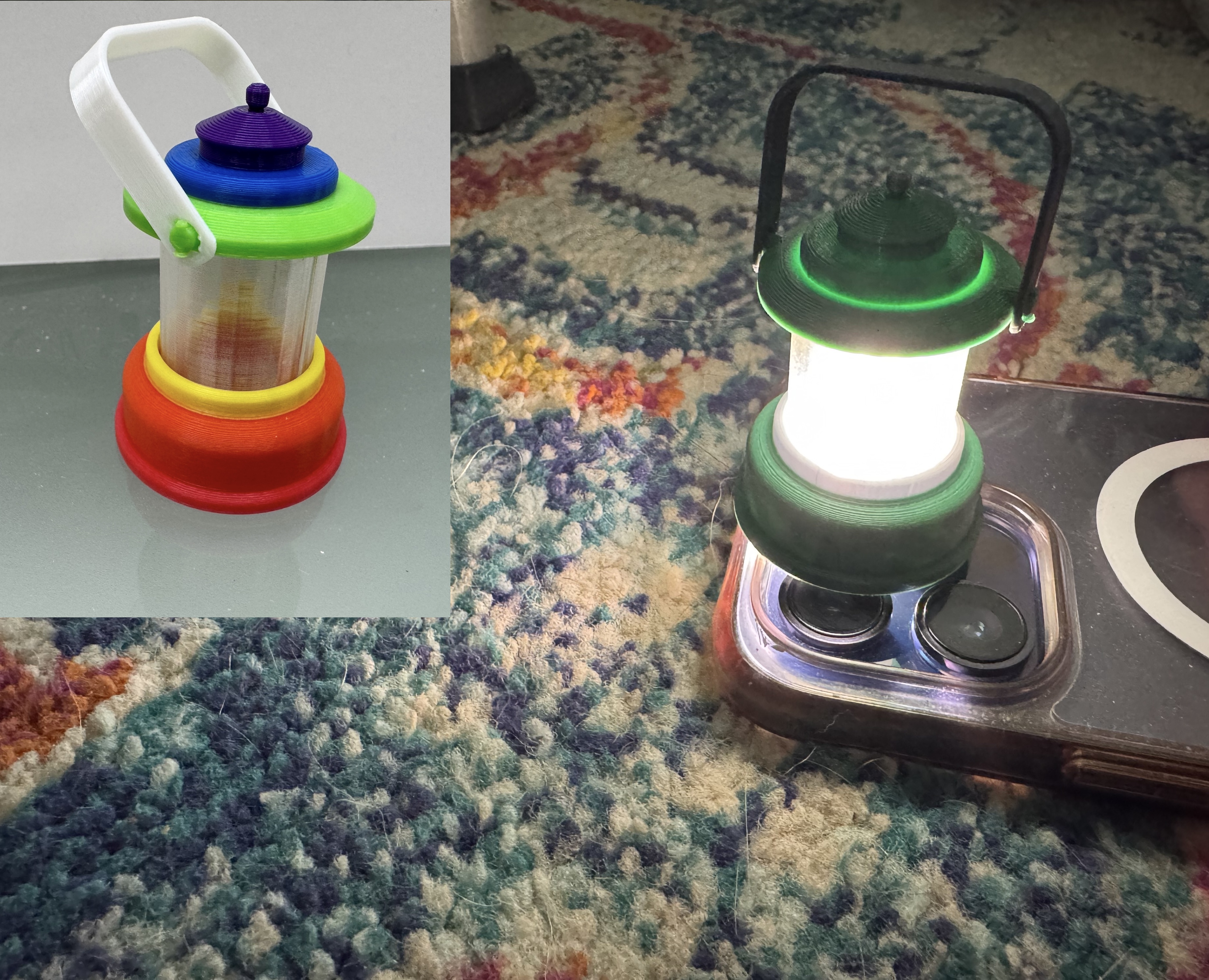 Phone Lantern - Round Lantern Style