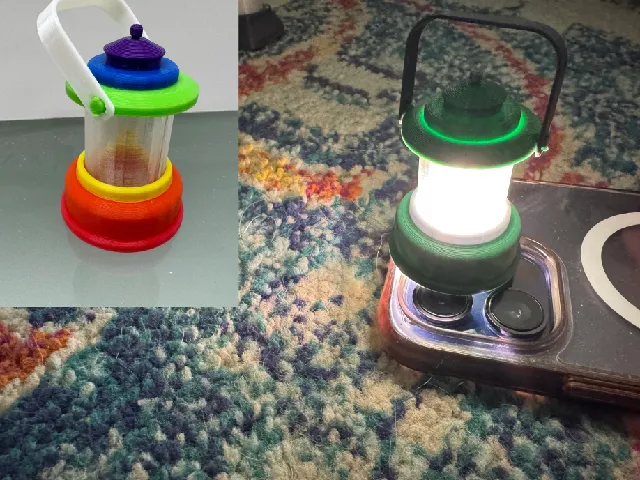 Phone Lantern - Round Lantern Style