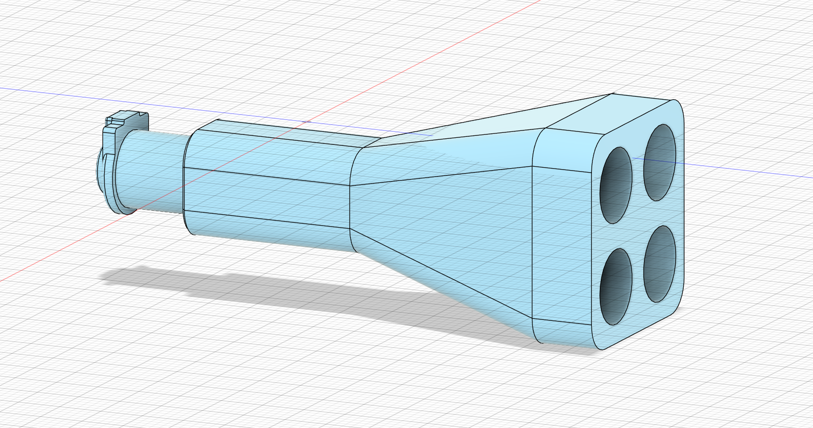 Quad(4) ECAS04 Filament Hub for Orbiter v2.5 OSS